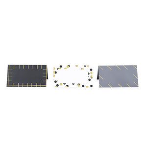Assorted Noir Pattern Place Cards