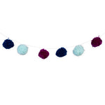 Yarn Pom Pom Garland 8 feet
