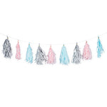 Colored Tissue Tassel Garland