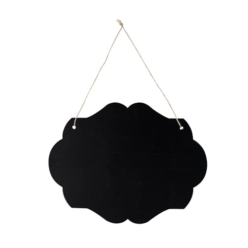 1 Large Particle Board Chalk Sign with Chalk Set
