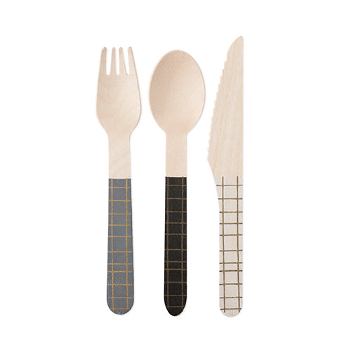 Assorted Noir Pattern Flatware