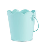 Mint Galvanized Metal Pail