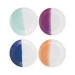 Assorted Color Dip 7" Paper Plate Set of 8