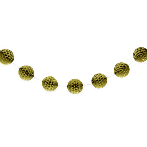 Gold Honeycomb Garland