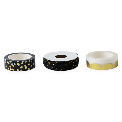 Noir Washi Tape & Twine by Cakewalk