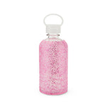 Glimmer: Pink Glitter Silicone Water Bottle