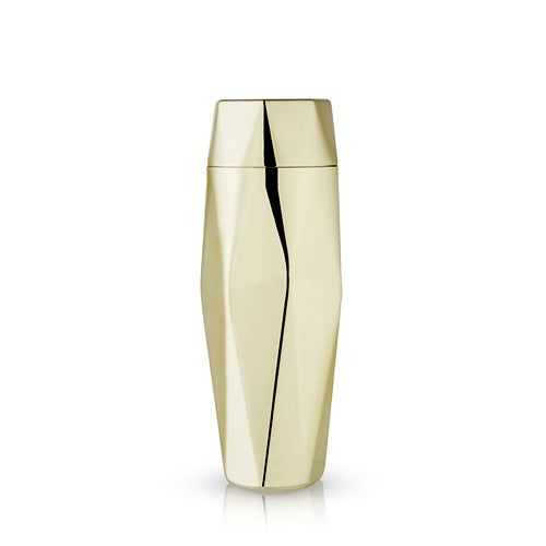 Belmont: Apex Faceted Gold Cocktail Shaker (VISKI)