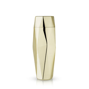 Belmont: Apex Faceted Gold Cocktail Shaker (VISKI)