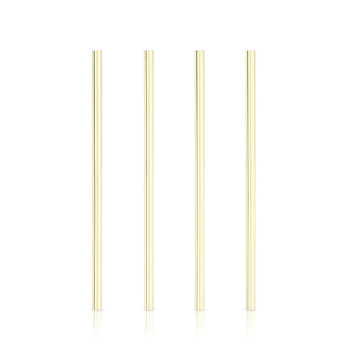 Belmont: Wide Gold Cocktail Straws (VISKI)