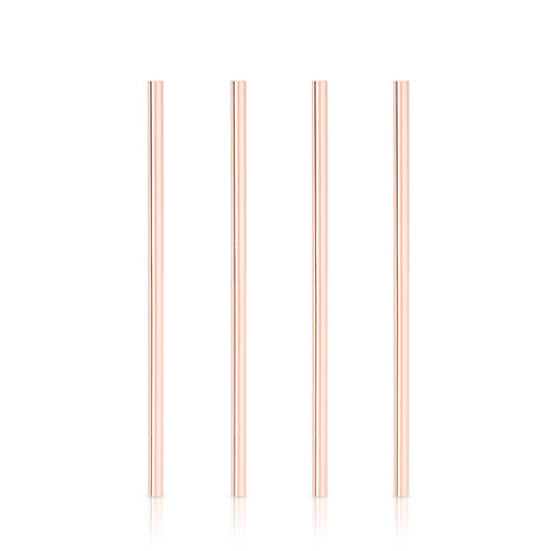 Summit: Wide Copper Cocktail Straws (VISKI)