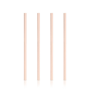 Summit: Wide Copper Cocktail Straws (VISKI)