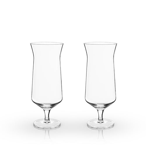 Raye: Angled Hurricane Glass (VISKI)