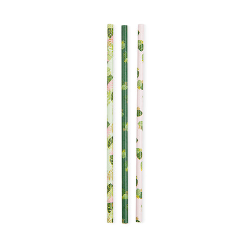 Assorted Monstera Straws