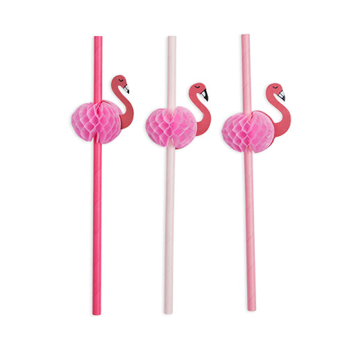 Assorted Flamingle Straws