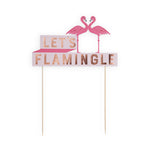 Flamingle Cake Topper