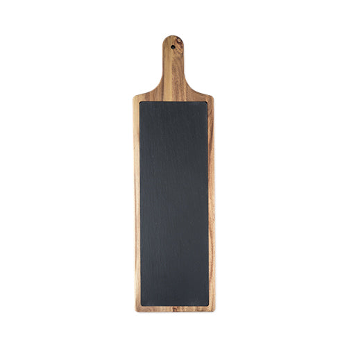 Rustic Farmhouse: Slate and Wood Paddle (L)