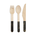 Gold Speckle Flatware by Cakewalk