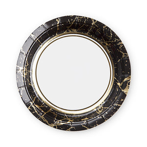 Gold Speckle Appetizer Plate