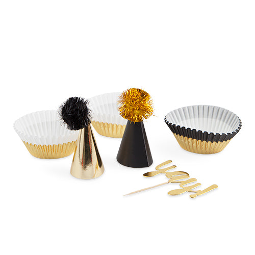 Gold Dipped Cupcake Kit