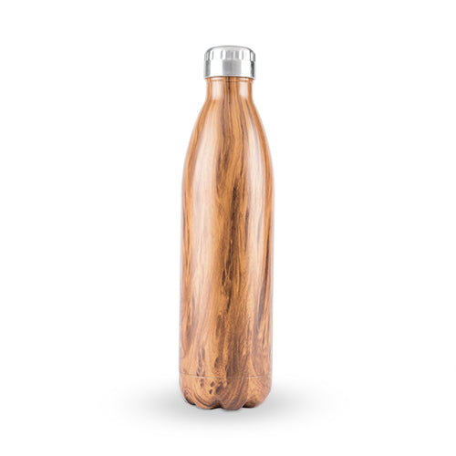 True2Go: 750ml Water Bottle in Wood Grain by True