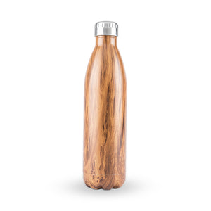 True2Go: 750ml Water Bottle in Wood Grain by True