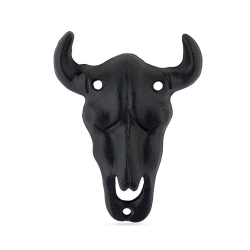Wall Mounted Longhorn Bottle Opener by Foster & Rye