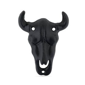 Wall Mounted Longhorn Bottle Opener by Foster & Rye