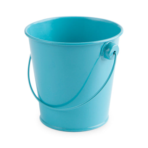 Turquoise Metal Pail
