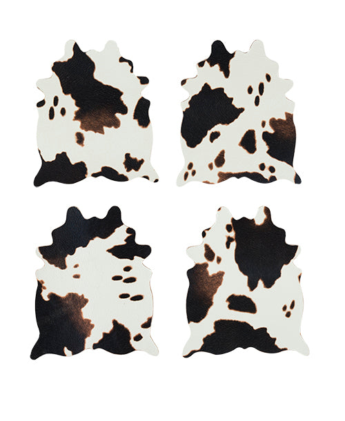Cowhide Coaster Set by Foster & Rye