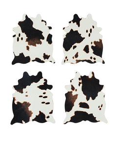 Cowhide Coaster Set by Foster & Rye