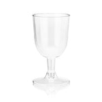 6oz Plastic Wine Glass Set - 8 pc