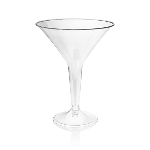Plastic Martini Glass Set - 12 pc