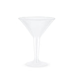 True Party: Plastic Martini Glass Set - 12 pc