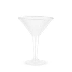 True Party: Plastic Martini Glass Set - 12 pc