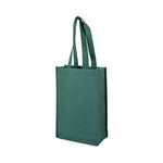 2 Bottle Non Woven Tote in Green by True