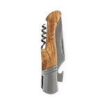 Olive Wood & Stainless Steel Corkscrew Knife by Foster & Rye