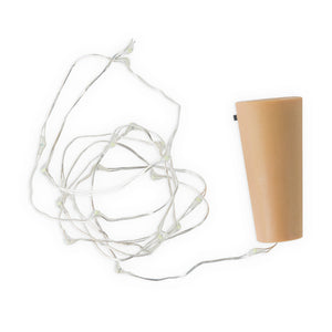 Glimmer White Cork String Lights - Set of 2 by True