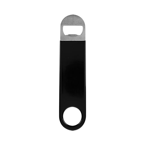 TrueBlade™: Bottle Opener with Black Rubberized Handle by Tr