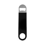 TrueBlade™: Bottle Opener with Black Rubberized Handle by Tr