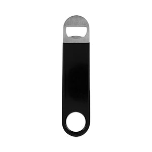TrueBlade™: Bottle Opener with Black Rubberized Handle by Tr