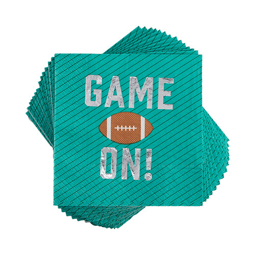 Game On Appetizer Napkin by Cakewalk