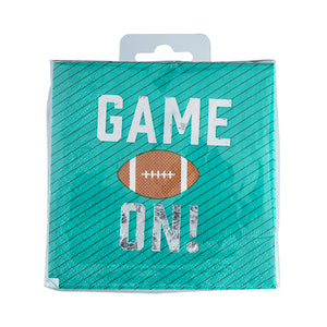 Game On Appetizer Napkin by Cakewalk