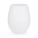 Stone: Powder White Stemless Wine Glass (Set of 2) by True