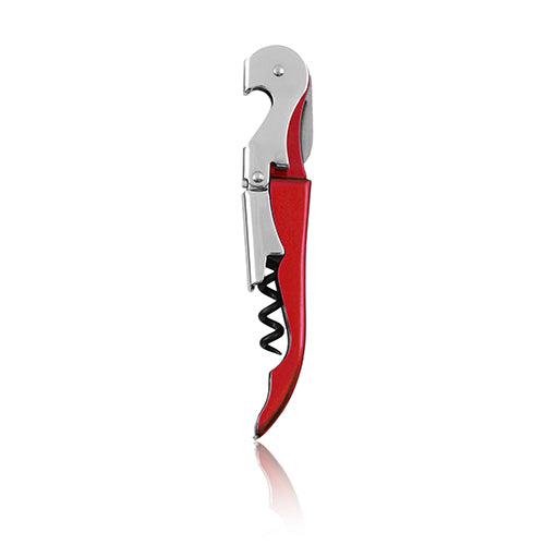 Truetap™: Double-Hinged Corkscrew in Red