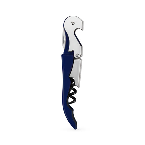 Truetap™: Double-Hinged Corkscrew in Navy Blue by True