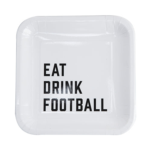 Eat Drink Football Appetizer Plate by Cakewalk