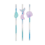 Mermaid Straw with Tail Attachment