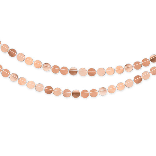 Rose Gold Circle Garland by Cakewalk