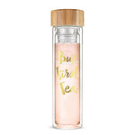 Blair™ But First Tea Glass Travel Infuser Mug by Pinky Up®