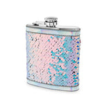 Splash: Mermaid Change Sequin Captive Flask